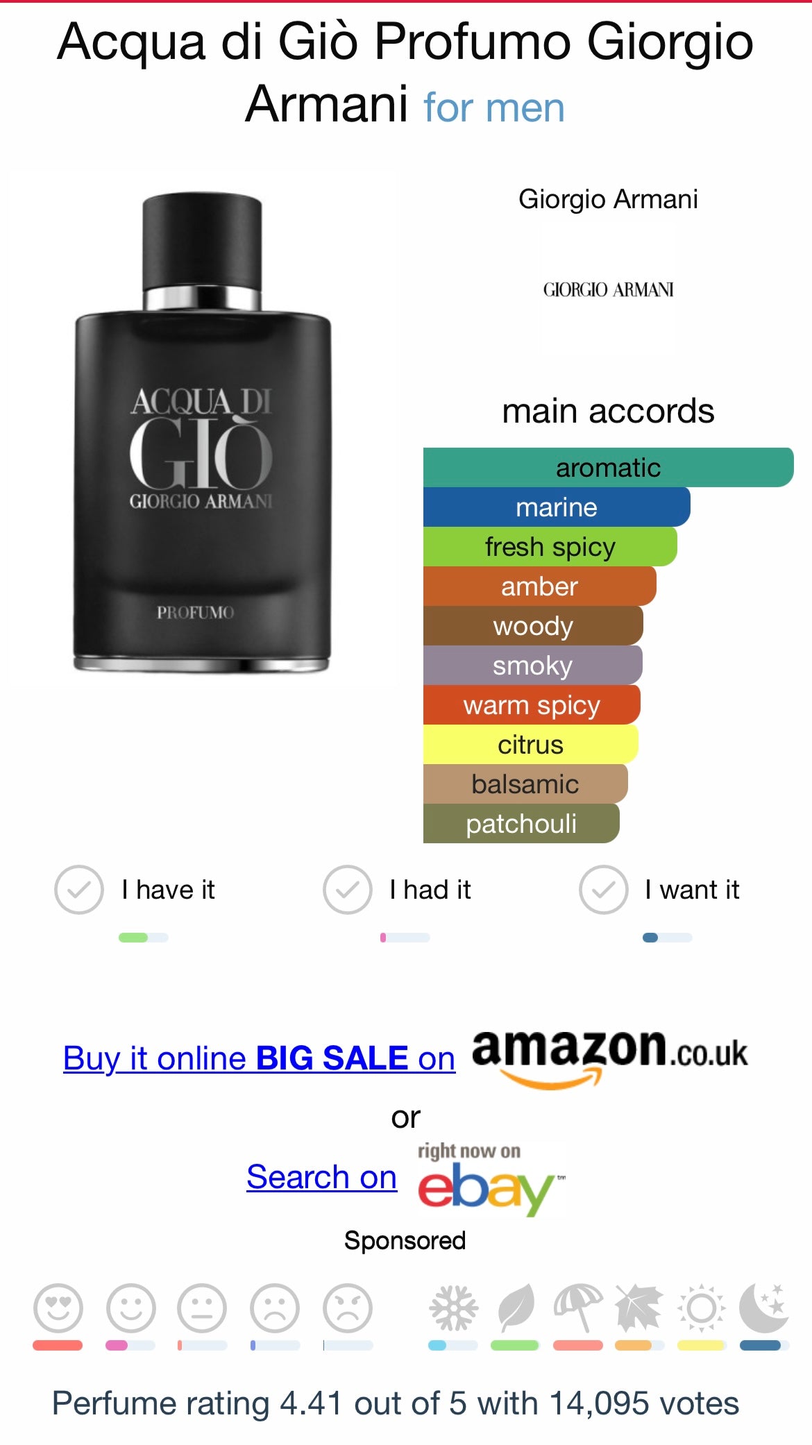 Acqua Di Gio Profumo sample